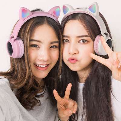 Luminous bluetooth headphones wireless new headphone earphone with high quality