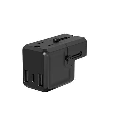 2020 new product mini worldwide extension socket travel adapter with plugs for us eu aus uk