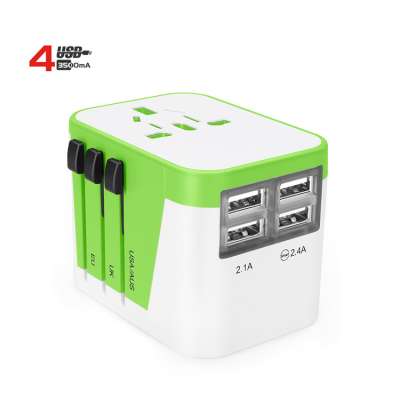 power adapter 110-240v usb wall socket global travel adapter