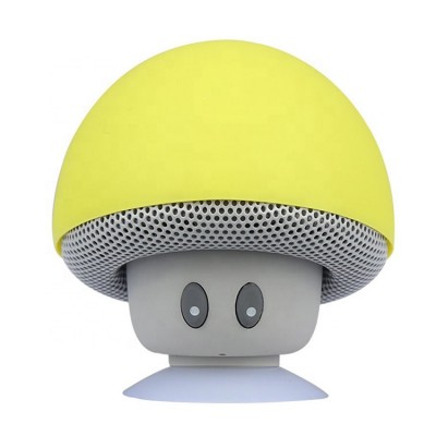 creative wireless mushroom speaker with sucker mobile phone holder speaker